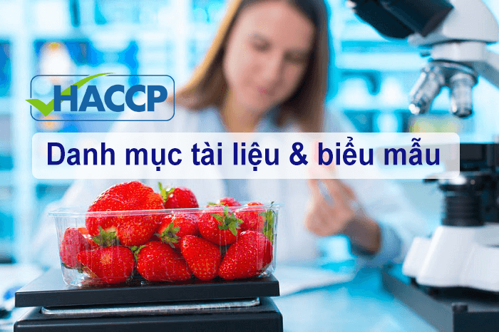 Danh mục tài liệu & biểu mẫu HACCP - Copy