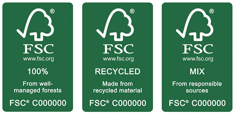 FSC MixFSC RecycledFSC 100
